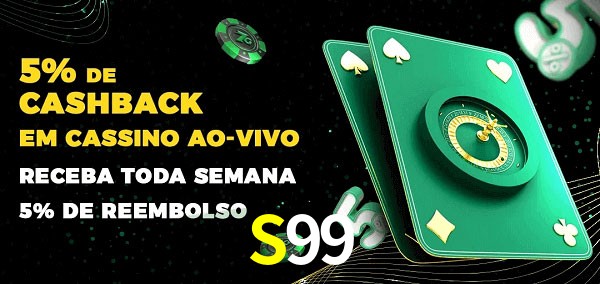 Promoções do cassino ao Vivo S99